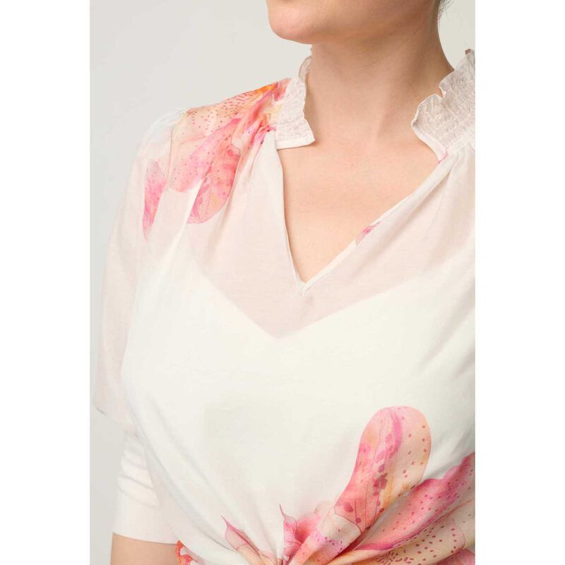 OnceWas Oleander Shirred Blouse image number 2